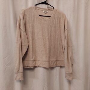 BearPaw Relaxed Cream Crewneck Sweatshirt